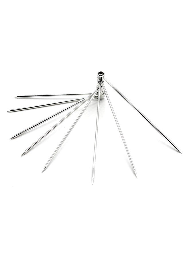 PuTwo Stainless Steel Martini Glass Cocktail Picks, 4.25Inch, Silver - Image 4