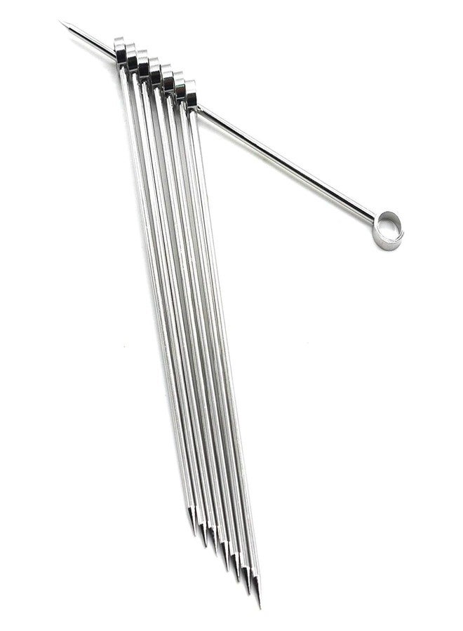 PuTwo Stainless Steel Martini Glass Cocktail Picks, 4.25Inch, Silver - Image 5