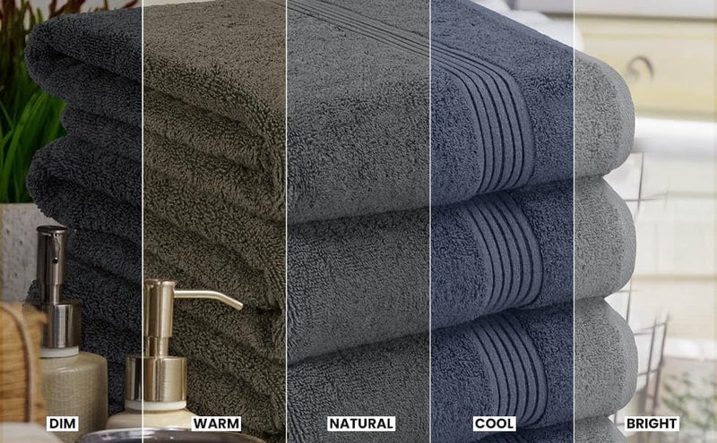 Utopia Towels - Bath Towels Set, Grey - Luxurious 700 GSM 100% Ring Spun Cotton - Quick Dry, Highly Absorbent, Soft Feel Towels, Perfect for Daily Use (4-Pack)… - Image 3