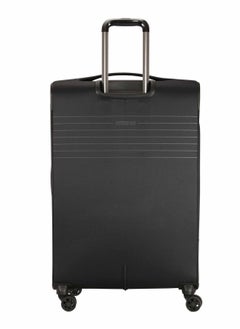 AMERICAN TOURISTER American Tourister Fornax Spinner 77 cm Soft Trolley with TSA Lock Jet Black Durable Expandable Luggage  - Image 3