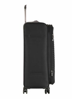 AMERICAN TOURISTER American Tourister Fornax Spinner 77 cm Soft Trolley with TSA Lock Jet Black Durable Expandable Luggage  - Image 4