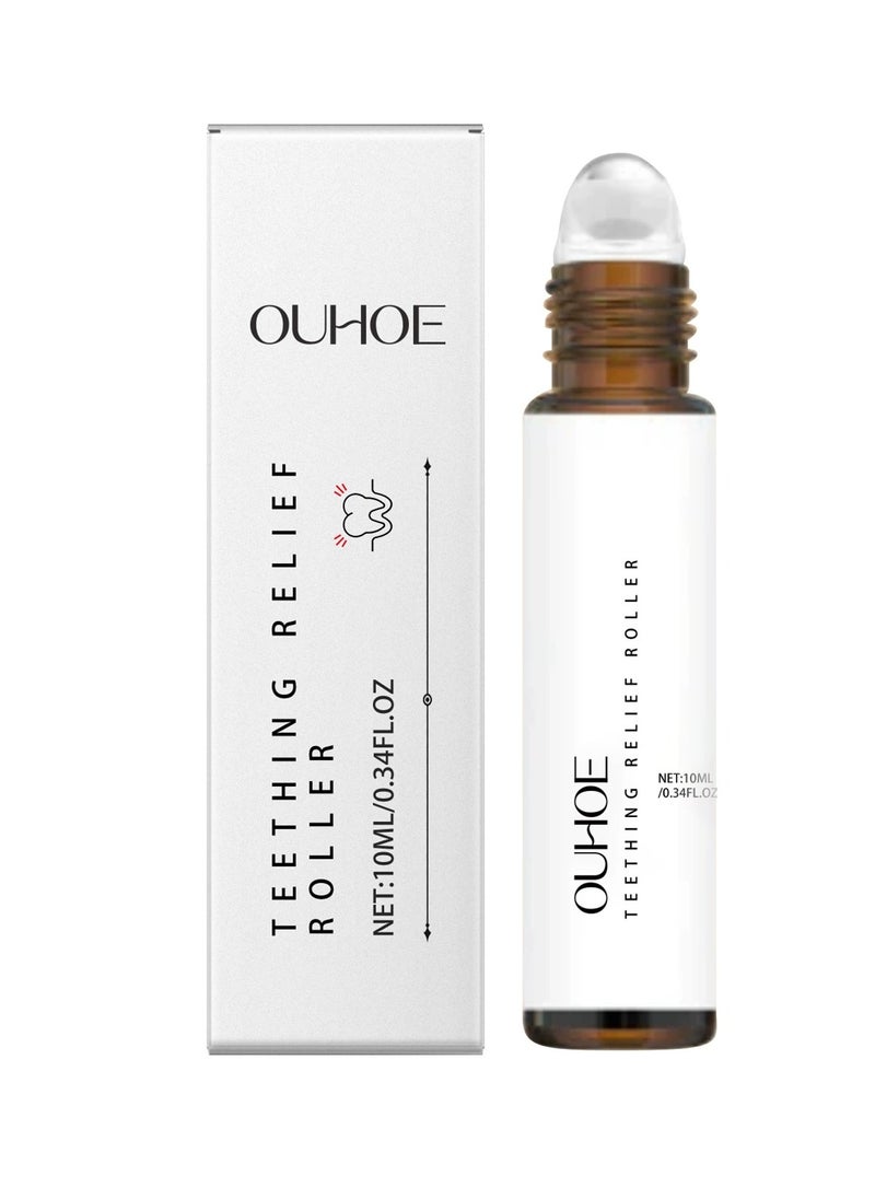 OUHOE - Teething Roller, Teething Roller, Teething Relief Roller, Teething Oil Roller, Natural Teething Relief, Teeth Roller Teething Roller, Reduce Teething Discomfort 10ml - Image 1
