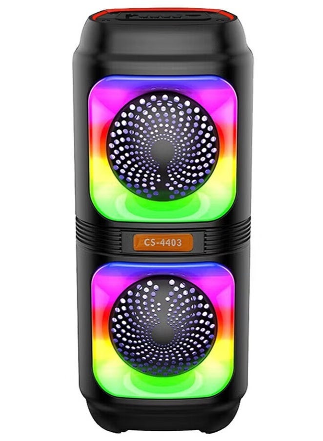 DLC RGB Bluetooth Speaker with FM Radio, USB Port, and TF Card Reader and Microphone Socket DLC-32275 - Image 1