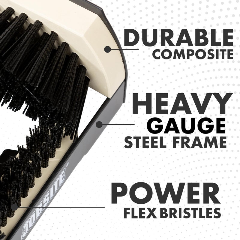 JobSite Midnight Black Boot Scrubber - The Original Shoe Scraper Brush - Mounting Shoe Cleaner - Sasquatch Strong - Image 4