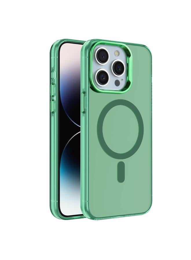 S-TOP Case For iPhone 14 Pro Electroplated IMD Magsafe PC Hybrid TPU Phone Case - Image 1