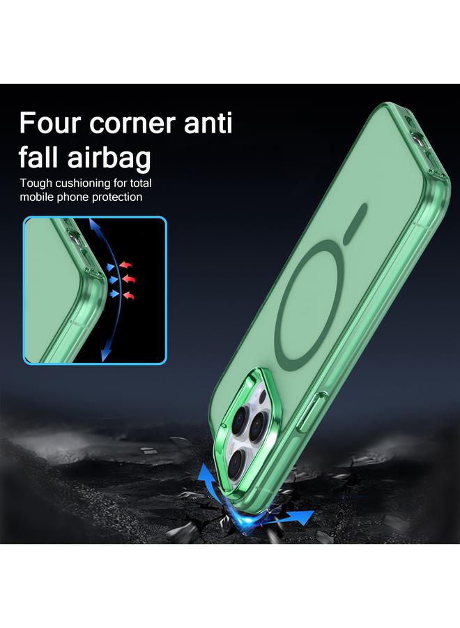 S-TOP Case For iPhone 14 Pro Electroplated IMD Magsafe PC Hybrid TPU Phone Case - Image 4