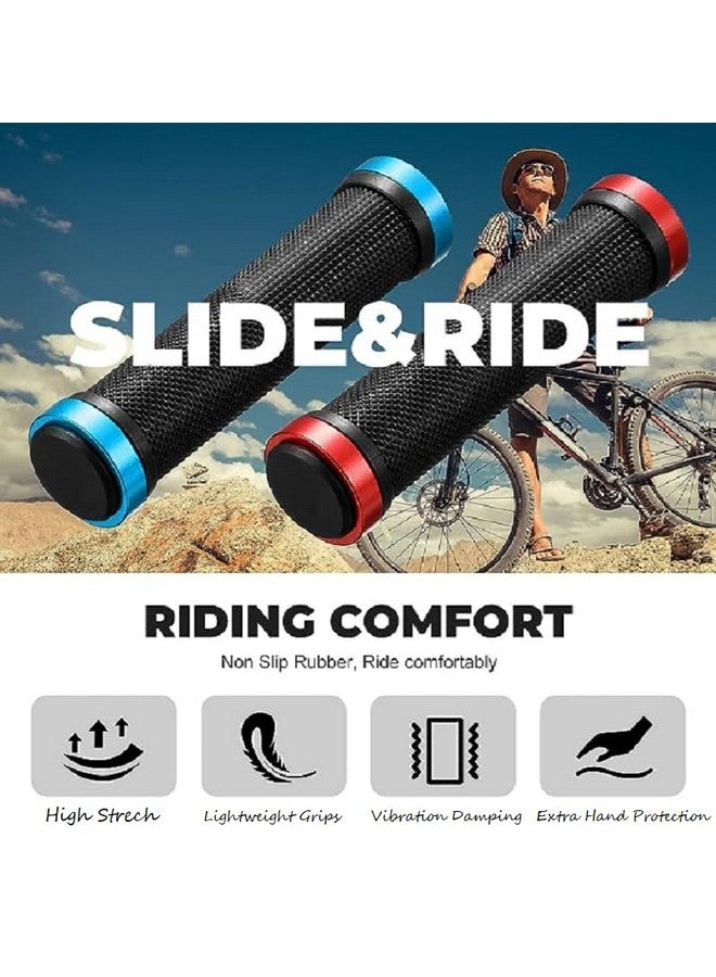 Wavva® Handle Grip for Cycle - Non-Slip and Firm, Handles Grips |Pair Cycling Lock-on Anti-Slip Bicycle Handlebar Grips for Beach Cruiser Razor Scooter Foldable Mountain Bicycle BMX MTB (Multi-Color) - Image 2