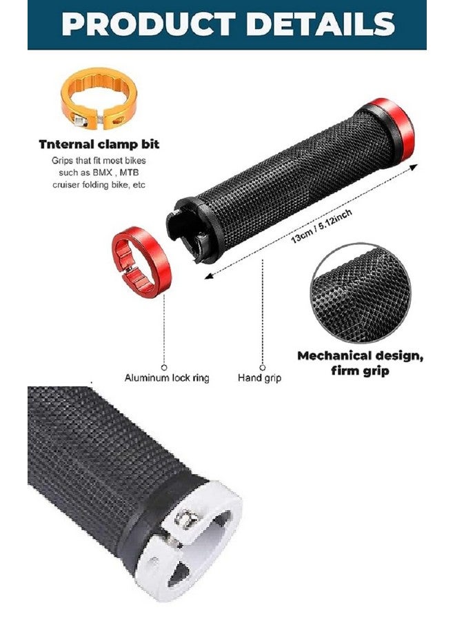 Wavva® Handle Grip for Cycle - Non-Slip and Firm, Handles Grips |Pair Cycling Lock-on Anti-Slip Bicycle Handlebar Grips for Beach Cruiser Razor Scooter Foldable Mountain Bicycle BMX MTB (Multi-Color) - Image 4