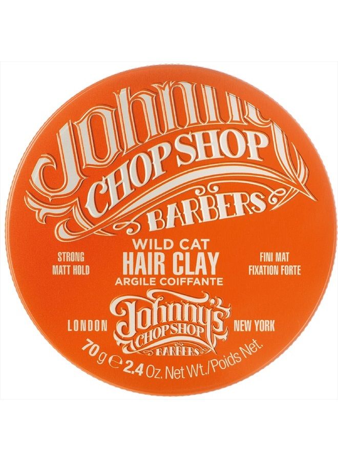 Johnny's Chop Shop Wild Cat Hair Clay  - Image 1