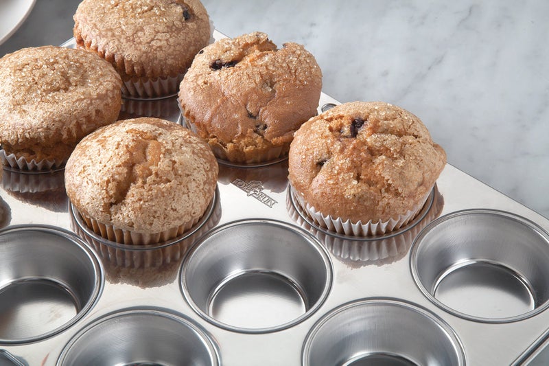 Fox Run Muffin and Cupcake Pan, 12 Standard Cup, Stainless Steel - Image 4