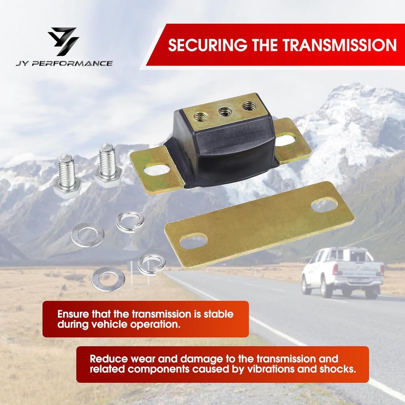 JY PERFORMANCE Transmission Mount Compatible with GM TH350, TH400, 700R4 - Image 3