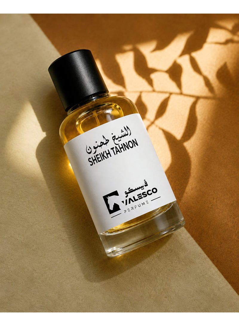 فاليسكو عطر شيخ طحنون 50 مل – عطر فاخر طويل الثبات للجنسين برائحة حمضيات وخضراء - Image 2