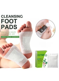 EELHOE 10pcs Foot Pads 2 in 1 Deep Cleaning , Natural Ginger Powder Wormwood Bamboo Foot Patches for Foot Care, Relieve Stress, Relaxation and Remove Impurities, Improve Sleep, Remove Dampness  - Image 2