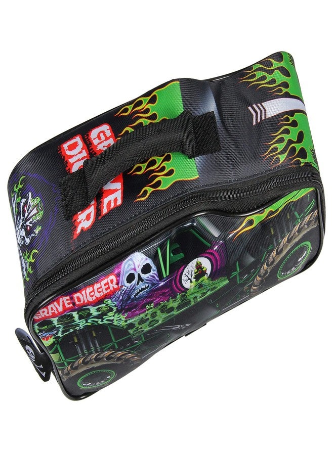 INTIMO Monster Jam Grave Digger Truck Shaped Insulated Big Large Work Lunch Box Bag - Image 5
