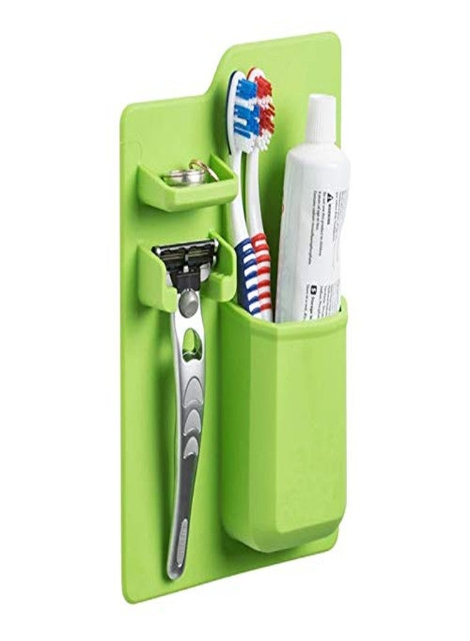 Killerzone Silicone Waterproof Toothbrush and Razor Holder, Silicone Toilet Organizer - Image 1