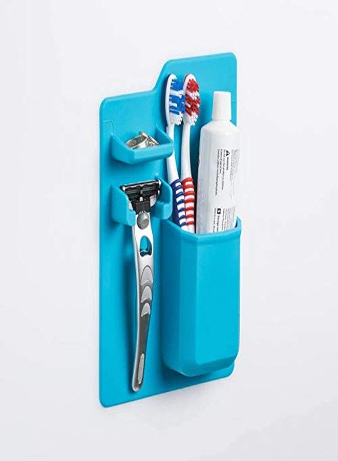 Killerzone Silicone Waterproof Toothbrush and Razor Holder, Silicone Toilet Organizer - Image 3