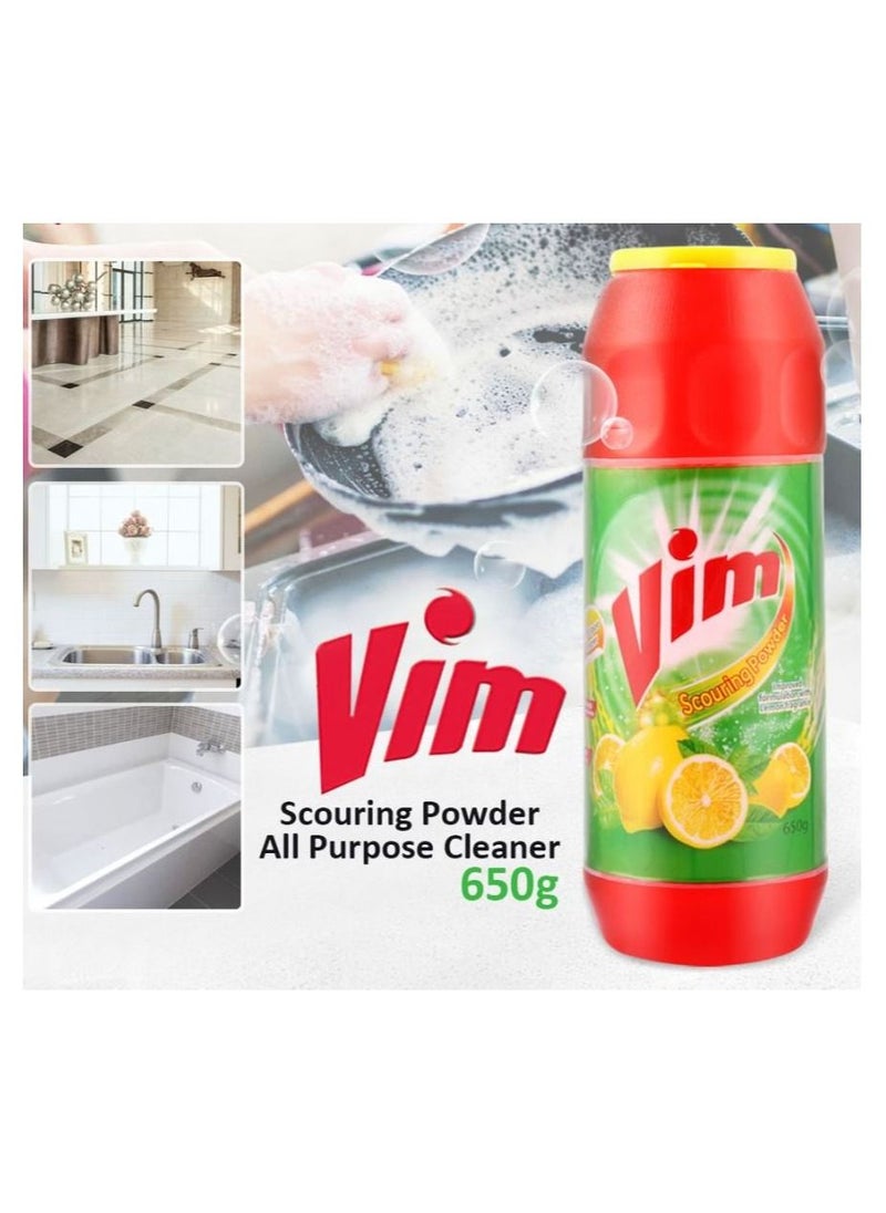 Vim - Scouring Dish Wash Powder 650g - Image 1