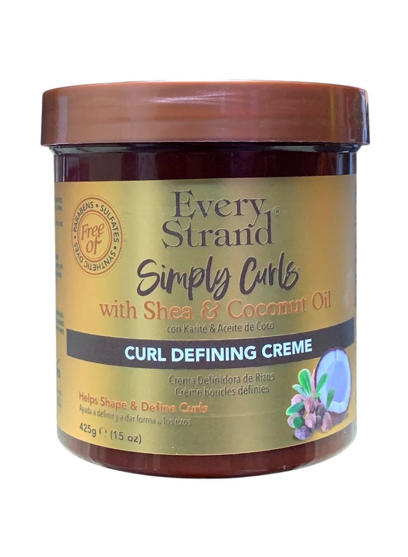 Simply Curls With Shea & Coconut Oil - Curl Defining Creme - 425g