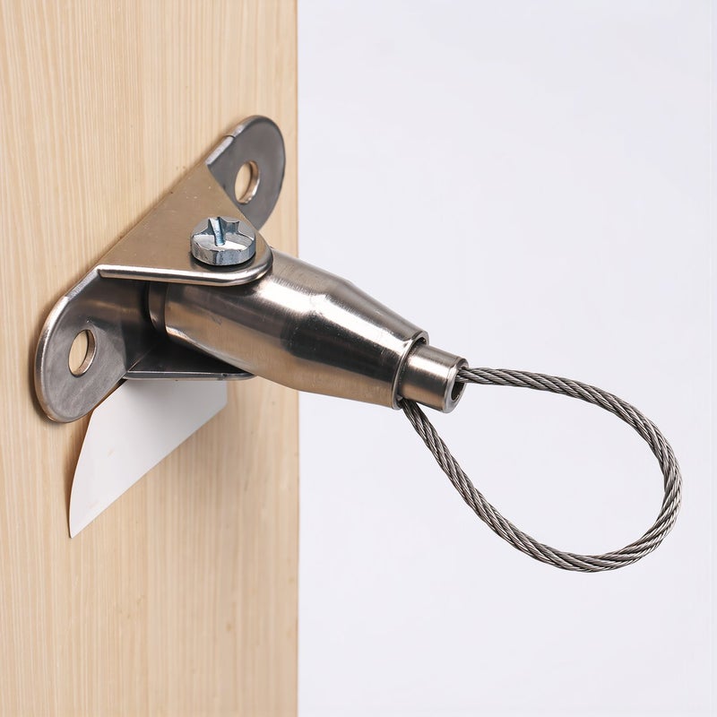 Stainless Steel Wire Hanging Rope 1.5mm Dia 0.5m Disc Mount Heavy Duty for Sign Light - Image 3