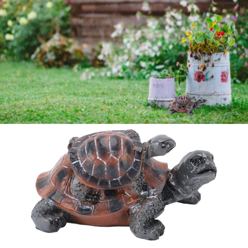 Resin Mother and Baby Sea Turtle Figurine for Home Decor Living Room Gift - Image 3