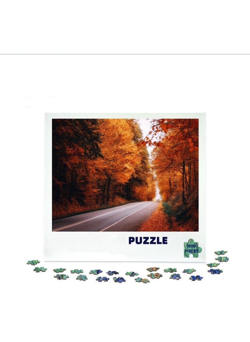 Anna 3D Autumn Leaves 1000-Piece Puzzle - Image 2