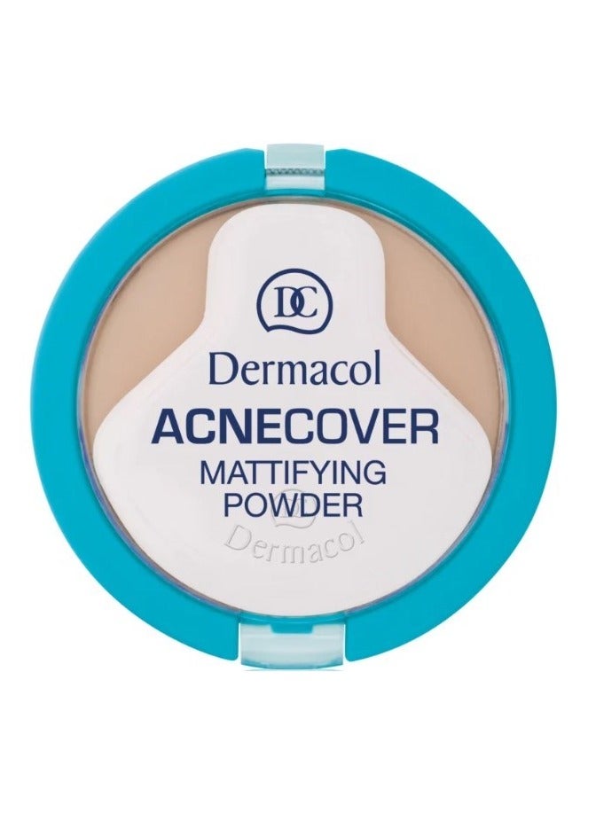 Dermacol Acne Cover Mattifying Powder - sand 11g - Image 1