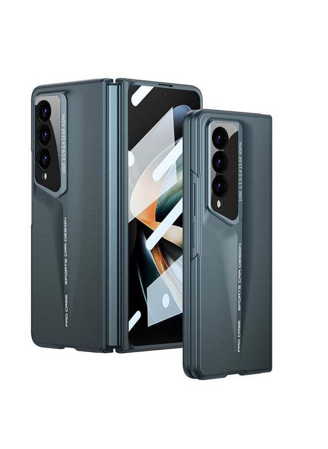 HuHa Case Cover For Samsung Galaxy Z Fold3 GKK Integrated Blade Ultra-thin Full Coverage Phone Case Cyan 