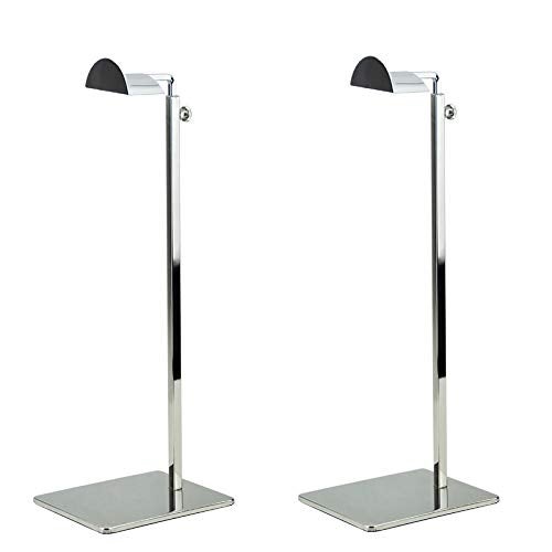 2pack of Metal Handbag Rack Display Single Side Adjustable Handbag Display Stand Mirror
