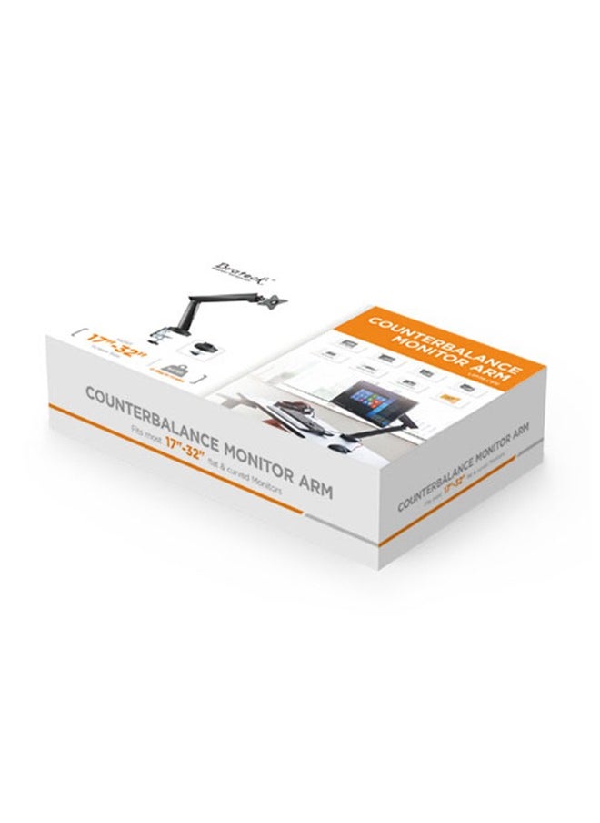 Twisted Mind - Single Monitor Spring-Assisted Pro Gaming Monitor Arm, 17''-32'' Monitors | LDT39-C012 - Image 1