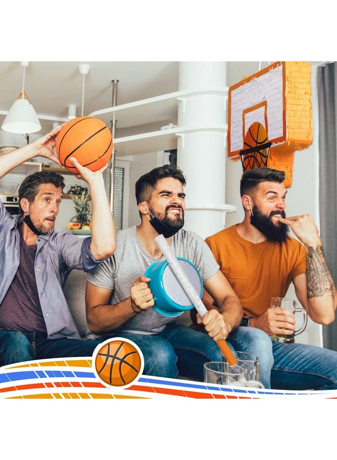 Seematn Basketball Pinata Basketball Party Pinata Bundle With A Blindfold Bat And Confetti Birthday Party Supplies Pinata Sports Themed Party Supplies For Kids Carnival Events Basketball Party Decorations - Image 5