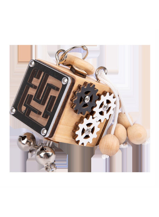 Children's Door Latch Unlock Busy Board House Door Opening Board Baby Early Education Educational Unlocking Busy Board Toy-Color:Maze Busy Block  - Image 1