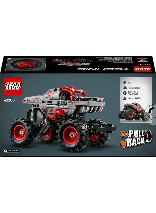 LEGO Technic Monster Jam™ ThunderROARus™ Pull-Back Truck Toy 42200 (232) Pieces