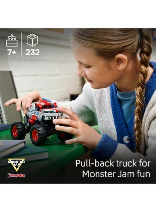 Technic Monster Jam ThunderROARus Pull-Back Truck 42200 (Age 7+, 232 Pieces) - view 3