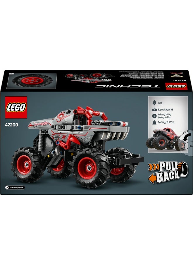 Technic Monster Jam™ ThunderROARus™ Pull-Back Truck Toy 42200 (232) Pieces