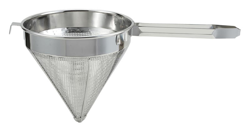 Winco China Cap Strainer 10Inch Diameter Coarse Mesh Medium Stainless Steel
