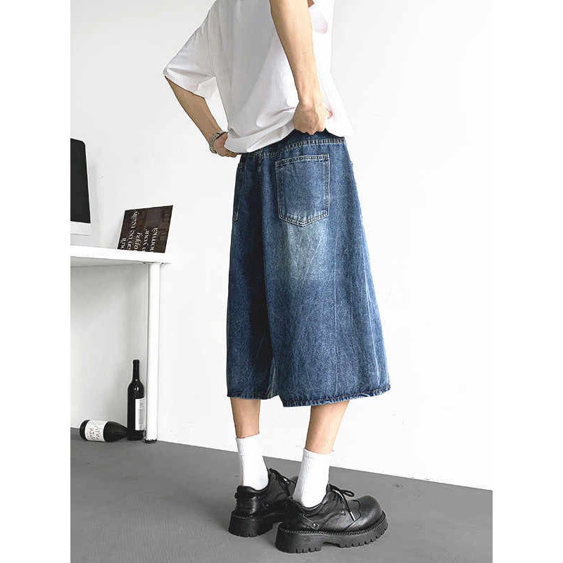 Unisex Classic Denim Jeans Loose Fit Daily Outdoor Wear - Image 4