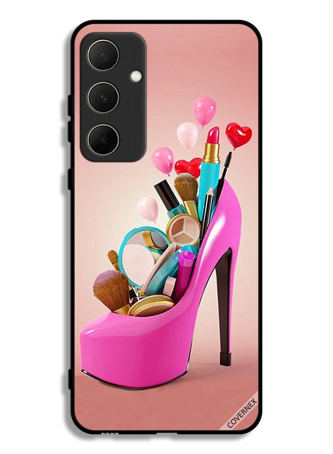 Covernex Samsung Galaxy A35 5G Protective Case Cover Shoe With Makeup Items - Image 1