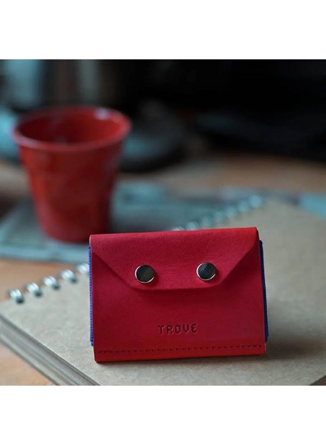 Trove Third edition card wallet in blue and red from Trove - Image 2