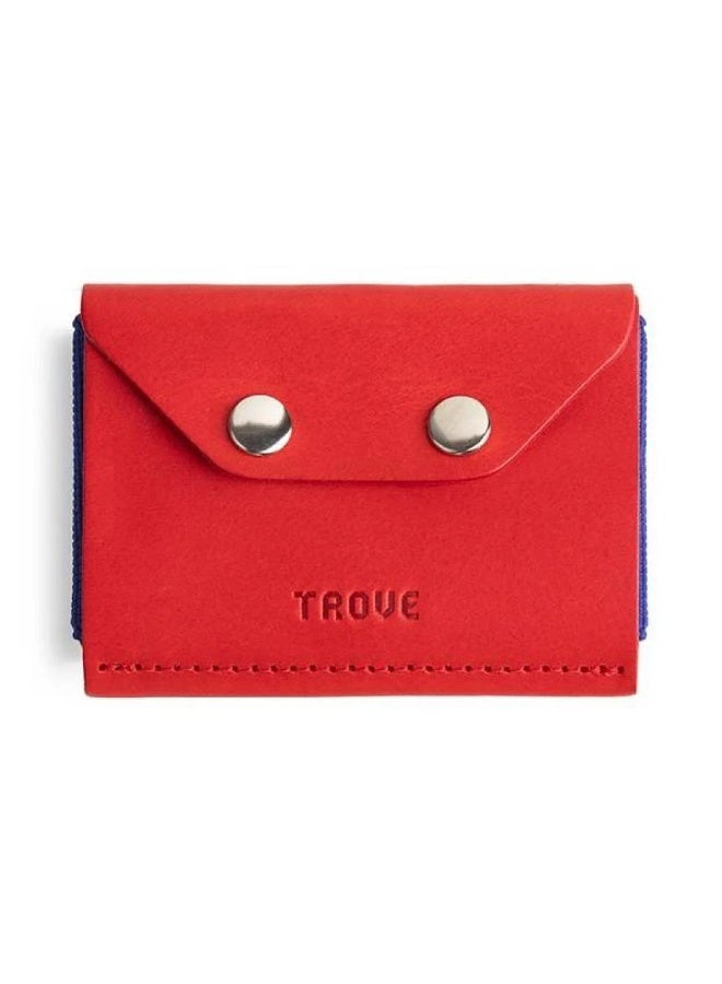 Trove Third edition card wallet in blue and red from Trove - Image 1