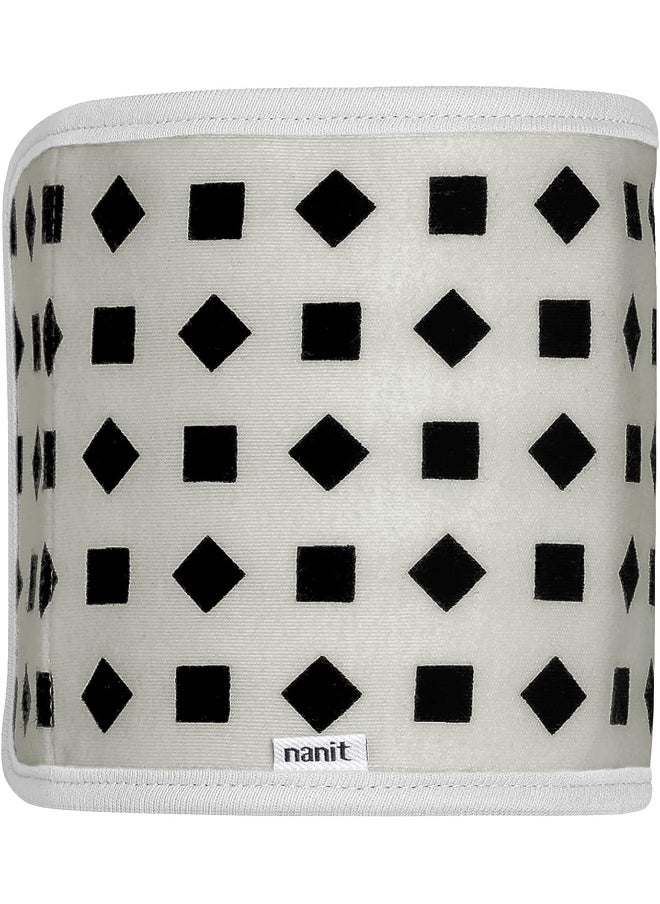 Nanit - Nanit Breathing Wear Band – Works with Nanit Pro Baby Monitor to Track Breathing Motion Sensor-Free, Like Your Hand On Their Heart from Anywhere, 100% Cotton, Size Small, 0-3 Months, Pebble Grey - Image 1