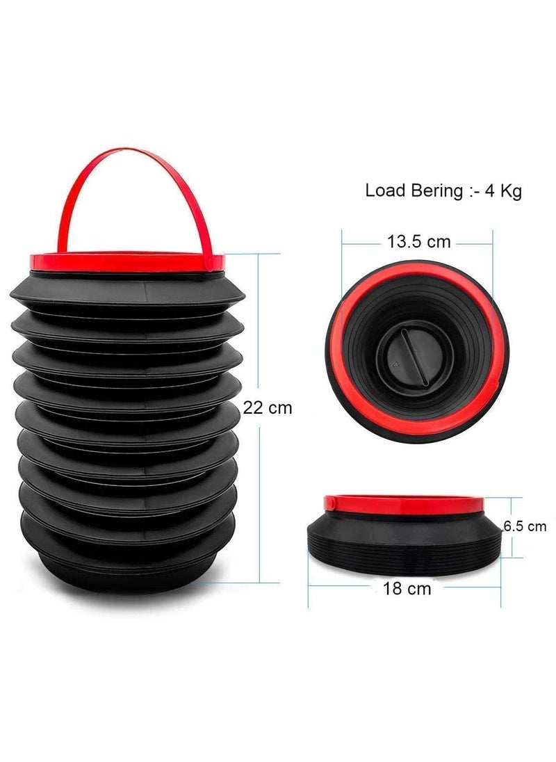 KARTUNBOX KARTUNBOX Collapsible Mini Garbage bin car Folding Trash Bin Storage Bucket Magic Container Pack Of 1  - Image 5