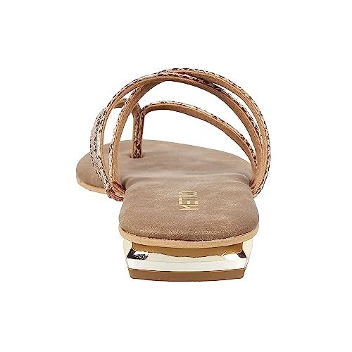 Metro Women Brown Flat Fashion Chapppal UK/4 EU/37 (32-438) - Image 4