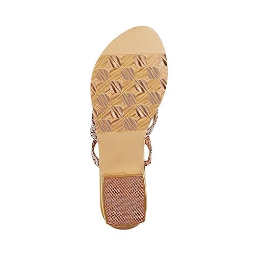 Metro Women Brown Flat Fashion Chapppal UK/4 EU/37 (32-438) - Image 5