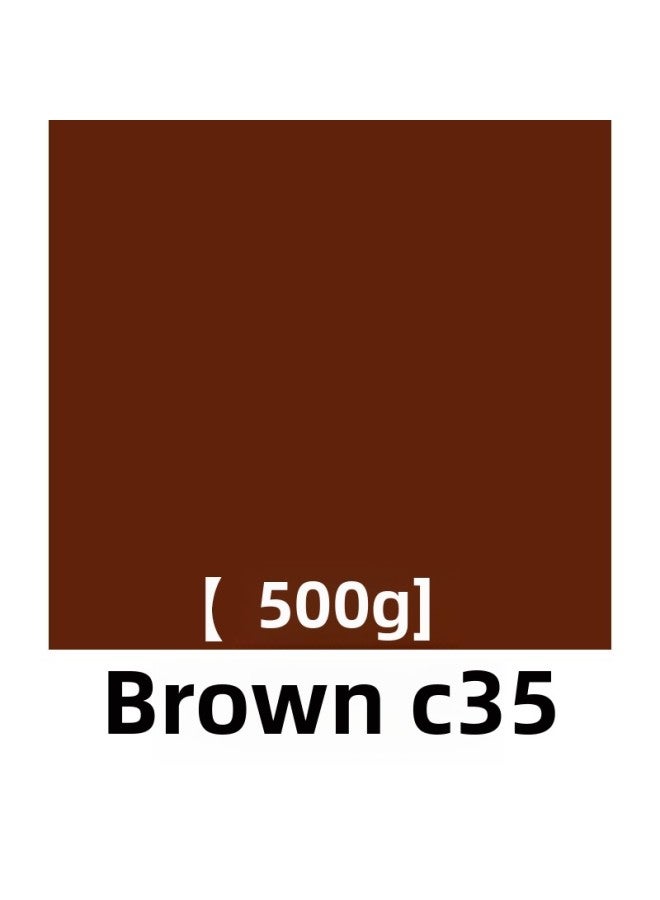 Soft Clay 500g Children's Handmade Diy Toys Colored Clay Clay Handmade Primary School Students Special Safe And Non-toxic-Color:Curry 500g (C35)  - Image 1