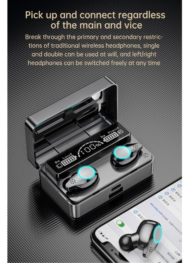 X3 TWS BT 5.1 Wireless Touch Control Earphones With 2000mAh Magnetic Charging Case