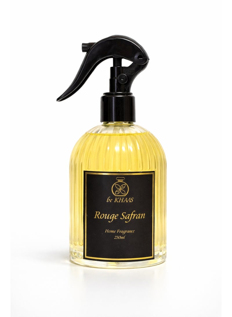 يكون خاس معطر جو فاخر من روج سافران - الزعفران، الورد، الرمان، اللبان والياسمين - عطر شرقي زهري فاخر يدوم طويلاً لغرفة المعيشة، غرفة النوم والمجلس - رائحة عربية أنيقة - Image 1