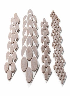 Scotch  Scotch Felt Pads, Felt Furniture Pads for Protecting Hardwood Floors, Round, Beige, Assorted Sizes Value Pack, 162 Pads  - Image 1
