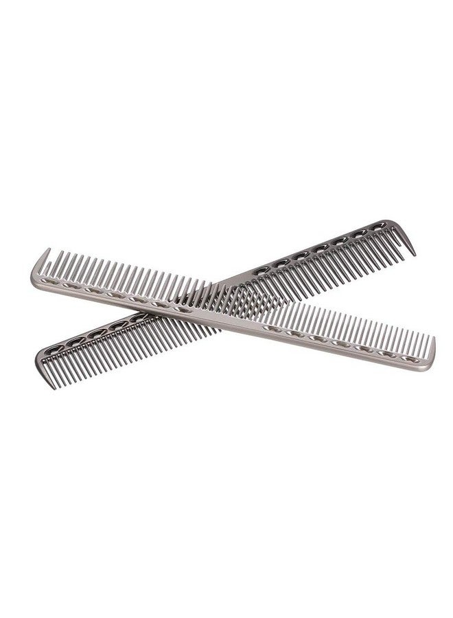 DAONPHARI Stainless Steel Hair Comb Professional Hair Salon Hairdressing Steel Comb Hair Cutting Metal Comb Silver - Image 3