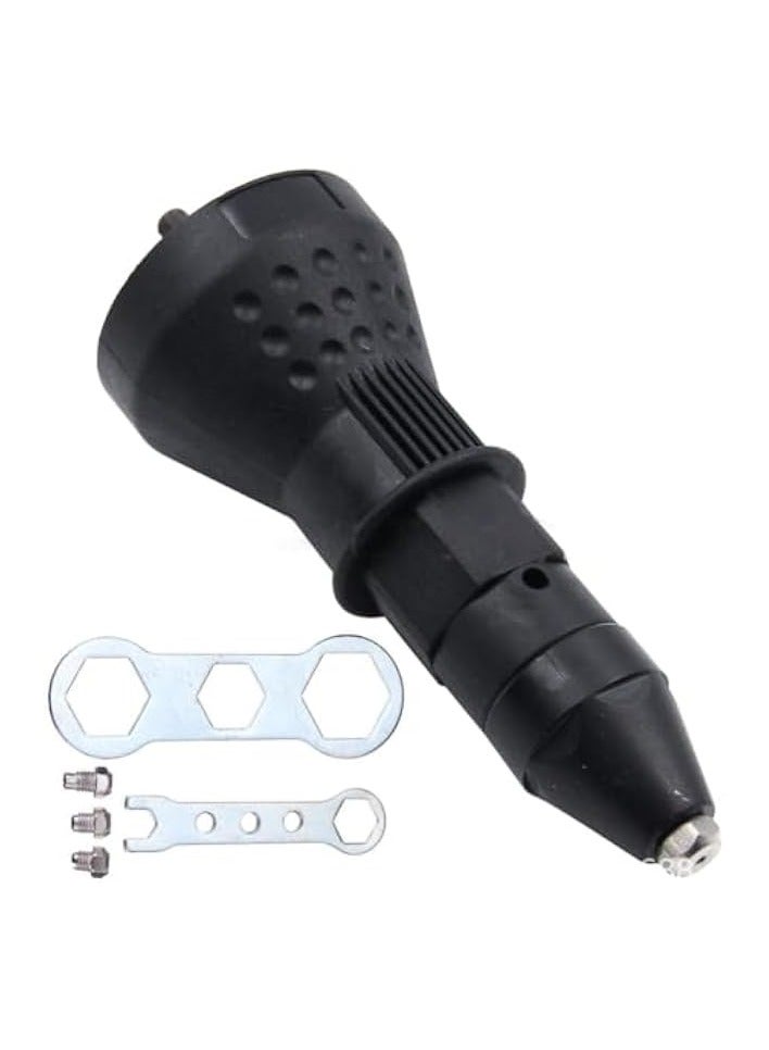 PROMASS Electric Rivet Gun Adapter, Cordless Rivet Gun for Cordless Drill Riveter Electric Rivet Nut Gun Riveting Tool Cordless Riveting Drill Adaptor Insert Nut Tool - Image 5