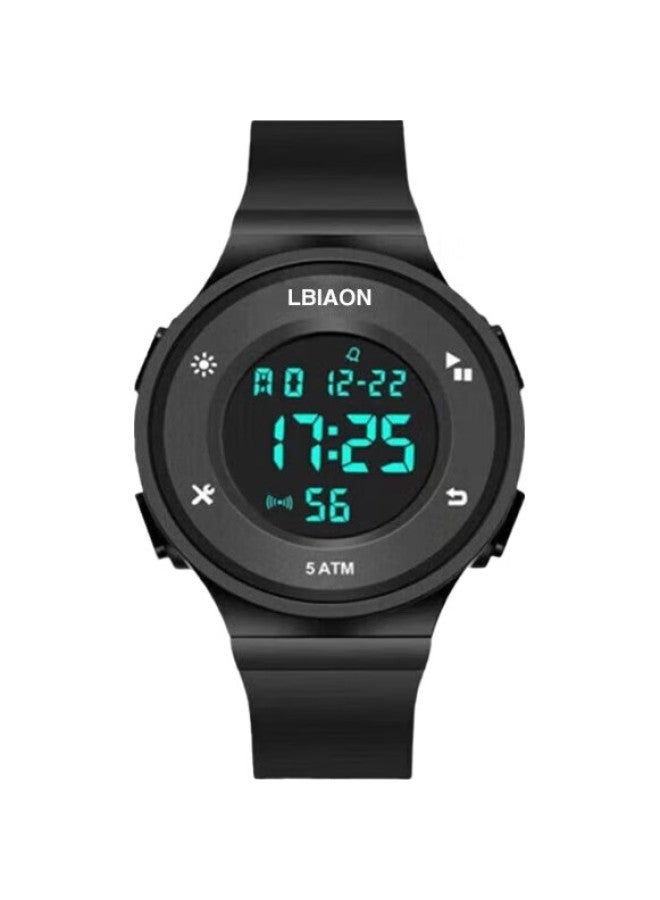 YAJIA Sports Digital Watch For Men And Women, Middle And High School Students, Luminous, Waterproof, Multifunctional Watch For Teenagers And Children - Image 3